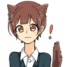 loose three people sticker #15704515