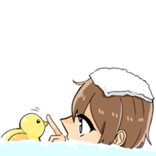 loose three people sticker #15704522