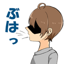 loose three people sticker #15704523