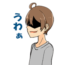 loose three people sticker #15704527