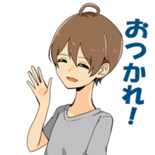 loose three people sticker #15704529