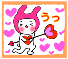 Love love rabbit ~A . T~ sticker #15704865