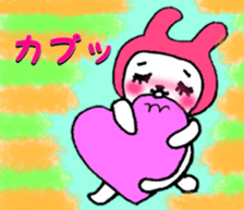 Love love rabbit ~A . T~ sticker #15704876