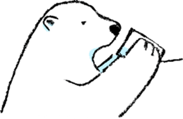 Jeemo the polar bear 2 sticker #15706308