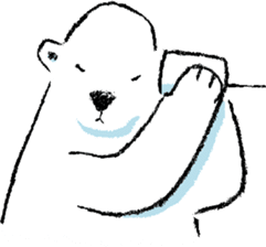 Jeemo the polar bear 2 sticker #15706309