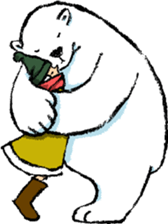 Jeemo the polar bear 2 sticker #15706313