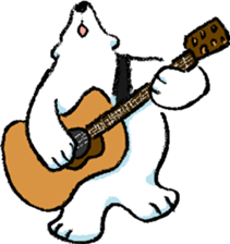 Jeemo the polar bear 2 sticker #15706320