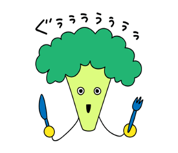 vegetables-broccoli- sticker #15707737