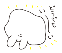 Rabbit with a stress sticker #15707945