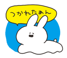 Rabbit with a stress sticker #15707949