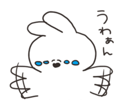 Rabbit with a stress sticker #15707958