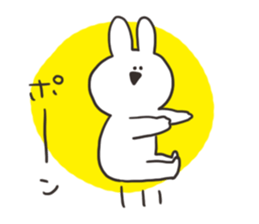 Rabbit with a stress sticker #15707966
