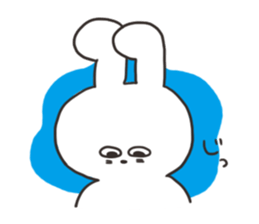 Rabbit with a stress sticker #15707969