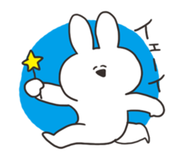 Rabbit with a stress sticker #15707972