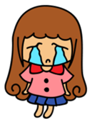 Curly girl's daily life sticker #15708085