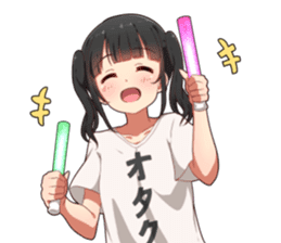 Otaku Twin Tail sticker #15708823