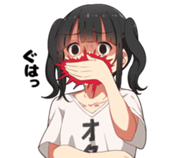 Otaku Twin Tail sticker #15708825