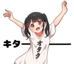 Otaku Twin Tail sticker #15708827