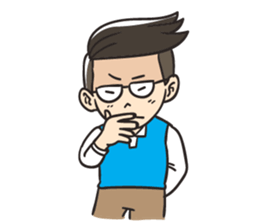 He is a gentleman (Thai) sticker #15708987