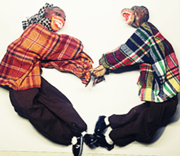 Puppet Papa Bob and Eddie sticker #15710284