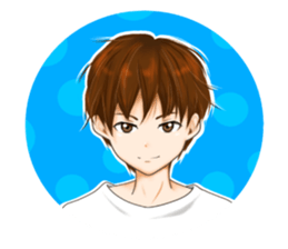 cute boy's response sticker #15710522