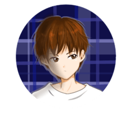 cute boy's response sticker #15710523