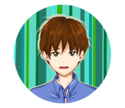 cute boy's response sticker #15710526