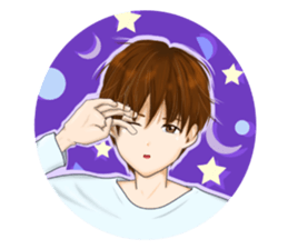 cute boy's response sticker #15710527