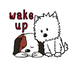 Puppies cute sticker #15710865