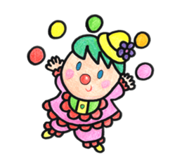 amusing circus! sticker #15711103