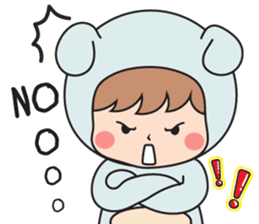 Blue bear (Boy) sticker #15711240