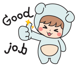 Blue bear (Boy) sticker #15711241