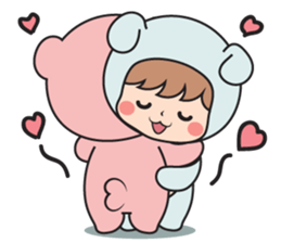 Blue bear (Boy) sticker #15711245