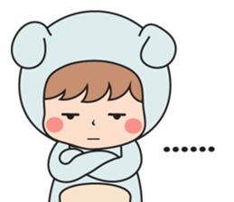 Blue bear (Boy) sticker #15711262