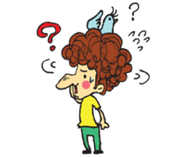 Bird Hair sticker #15711526