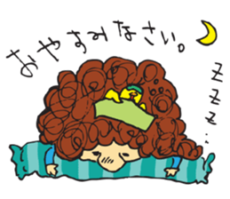 Bird Hair sticker #15711536