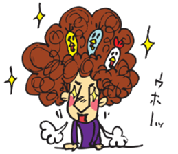 Bird Hair sticker #15711547