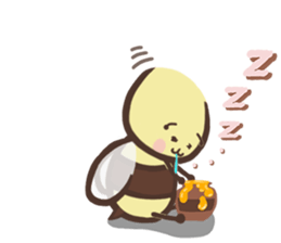The bee that anyone is usable every day sticker #15712130
