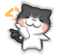 catple2(black cat) sticker #15712230