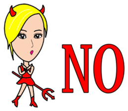 Blonde little witch sticker #15712396