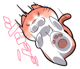 catple2(red cat) sticker #15712525