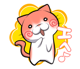 catple2(red cat) sticker #15712529