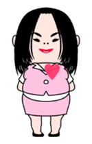 Dancing woman. sticker #15712539