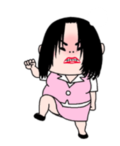 Dancing woman. sticker #15712542