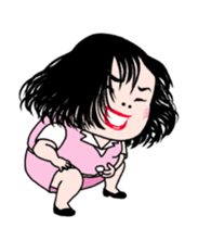 Dancing woman. sticker #15712543