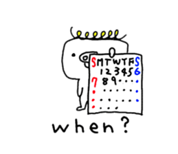 English question sticker #15712598