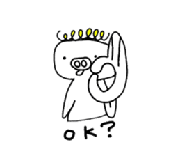 English question sticker #15712605