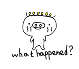 English question sticker #15712614