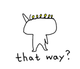 English question sticker #15712618