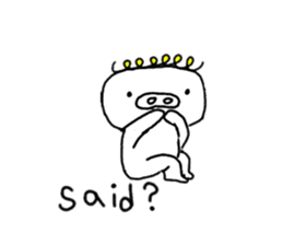 English question sticker #15712628